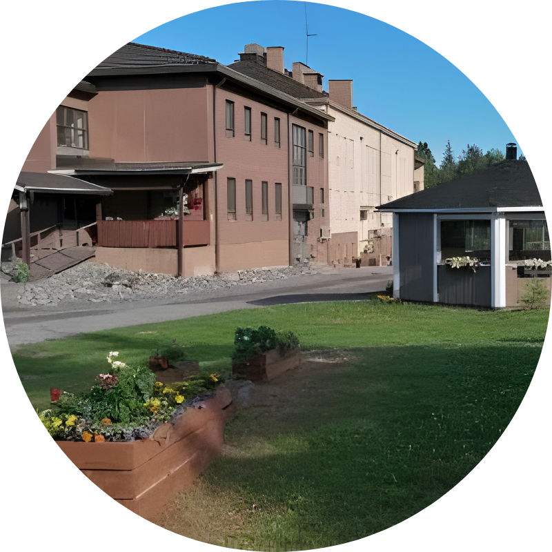 Majoitus Matgladin palvelussa